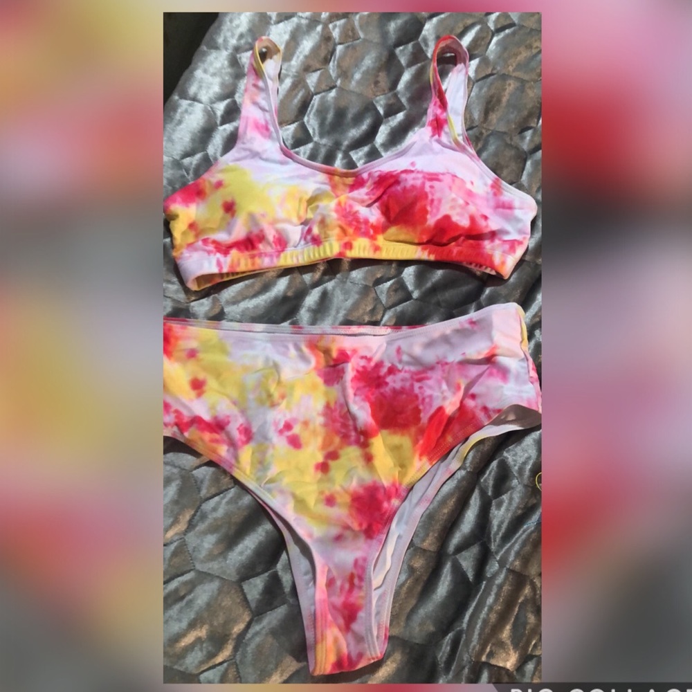 Tye dye swim suit